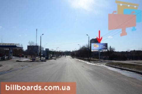 Билборд A в Бердичеве, 3х6  Бигборд (18м.кв.) Житомирская, 111 (строй. Магазин в центр) фото 1