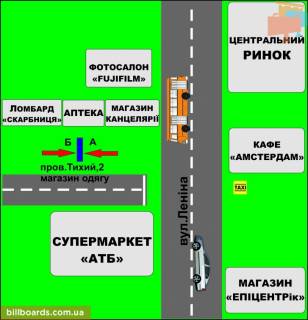 Сiтiлайт B у Бердичеві Тихий, 2 (3 Де) схема