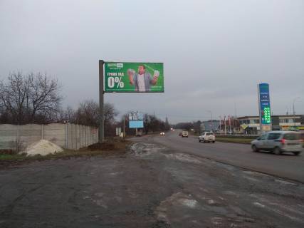 Билборд B в Харькове, 3х6  Харьков-Симферополь трасса, навпроти АЗС "ХАДО ПЕТРОЛЬ", смт.Високий(вул.Ощепкова, 33) фото 1