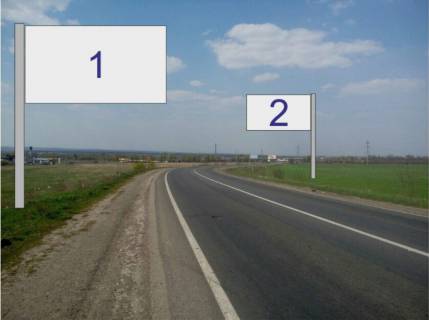 Билборд A в Харькове, 3х6  просп. Аерокосмічний (Гагаріна) + Окружная дорога №1 (въезд со стороны Безлюдовки) фото 1