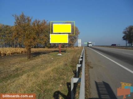Билборд B в Умане, 3х6  Одесская трасса, 202+000 право, выезд из г. Умань по направлению Киев (Жашков) фото 1