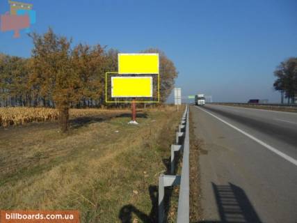 Билборд B в Умане, 3х6  Одесская трасса, 202+000 право, выезд из г. Умань по направлению Киев (Жашков) фото 1