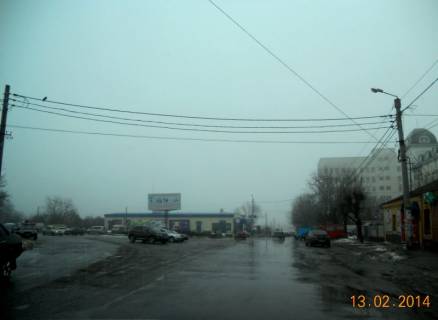 Билборд B в Умане, 3х6  ул. Тыщика-ул. Киевская, клумба фото 1