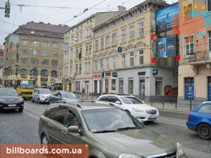 Скроллер A в Львове вул. Торгова, 15, розмір 2,3 х 3,2 м скролл - 139817 фото 1