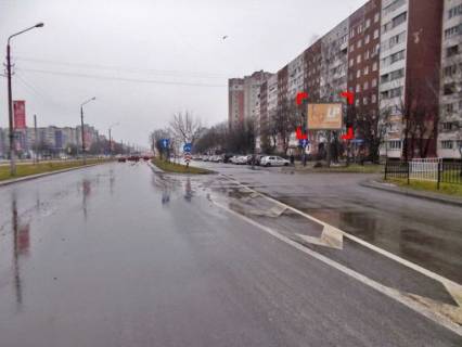 Скроллер A в Львове пр. Черв. Калини (навпроти буд. 77, на дод. р/с), місце 1, розмір 2,3 х 3,2 м, скролл - 193159 фото 1