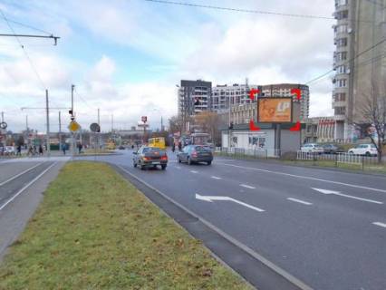 Скроллер A в Львове пр. Черв. Калини – вул. Козловського, (біля зупинки ), місце 5, розмір 2,3 х 3,2 м, скролл - 193169 фото 1