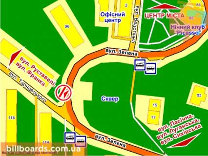 Scrolller, Scroll B in Lviv per. st. Zelena - Tarnovs'kogo, rozmir 2,3 h 3,2 m skroll - 158227 scheme