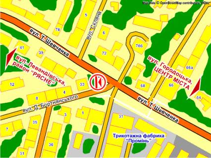 Scrolller, Scroll B in Lviv per. st. Sevcenka - Bortnans'kogo, rozmir 2,3 h 3,2 m skroll - 193107 scheme