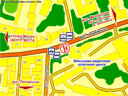 Скроллер B в Львове вул. Личаківська – Чехова, розмір 2,3 х 3,2 м скролл - 193112 схема