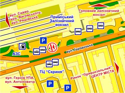 Скроллер A в Львове вул. Городоцька (навпроти ТЦ "Скриня"), розмір 2,3 х 3,2 м скролл - 193132 схема