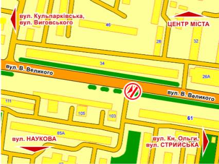 Scrolller, Scroll A in Lviv st. V. Velikogo, 61, rozmir 2,3 h 3,2 m skroll - 158233 scheme