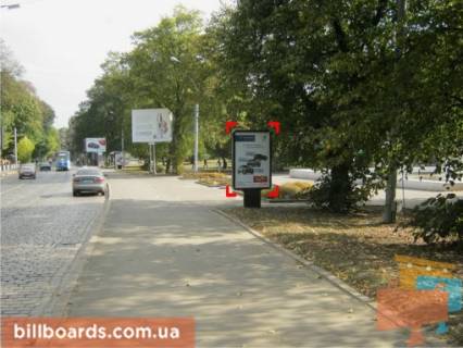 Ситилайт A в Львове вул. Вітовського (вхід в парк, зупинка), місце 2 фото 1
