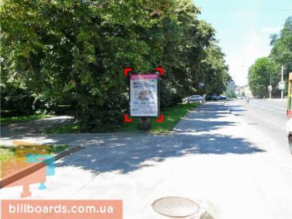 Ситилайт B в Львове вул. Вітовського (вхід в парк, зупинка), місце 2 фото 1
