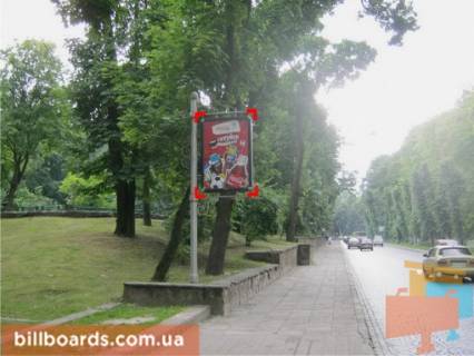 Ситилайт B в Львове вул. Листопадового Чину (біля парку ім. Івана Франка), місце 7 фото 1