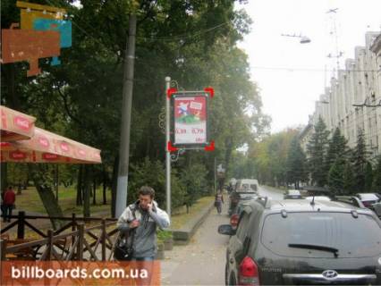 Ситилайт B в Львове вул. Листопадового Чину (біля парку ім. Івана Франка), місце 5 фото 1