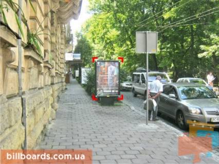 Ситилайт B в Львове вул. Крушельницької, 1, місце 1 фото 1