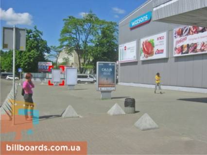 Ситилайт A в Львове вул. Зелена (супермаркет "Арсен"), місце 1 фото 1