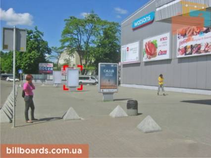 Ситилайт A в Львове вул. Зелена (супермаркет "Арсен"), місце 2 фото 1