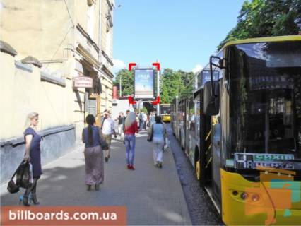 Ситилайт B в Львове вул. Лазнева - пл. Різні, (біля ресторану "Маестро") фото 1