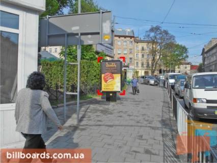Ситилайт B в Львове пл. Я. Осмомисла (біля трамвайної зупинки) фото 1