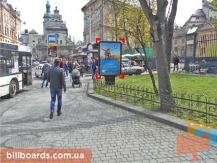 Скроллер A в Львове пл. Галицька (парна сторона) скролл - 130458 фото 1