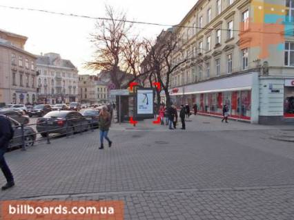 Ситискролл A в Львове пл. Галицька – вул. Галицька (парна сторона)  скролл фото 1
