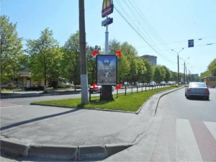 Билборд Р/П в Львове пр. Чорновола – вул. Липинського (біля кільця, на р/с, до центру) фото 1