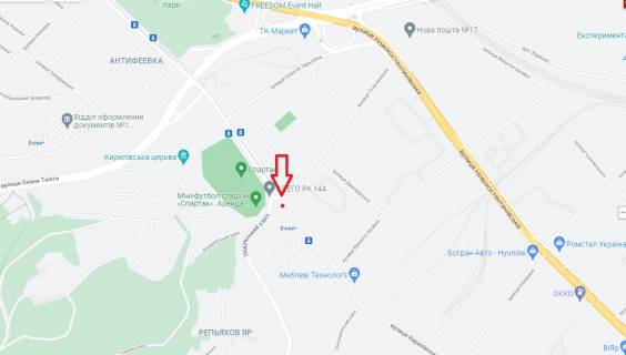Билборд A в Киеве, 2,230 х
3,060  вул. Кирилівська (Фрунзе) 118/2, напроти / Подільский узвіз схема