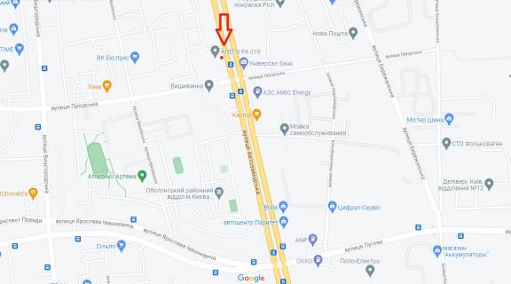 Призма A в Киеве, 6х3  вул. Автозаводська, 39 - 443307 схема