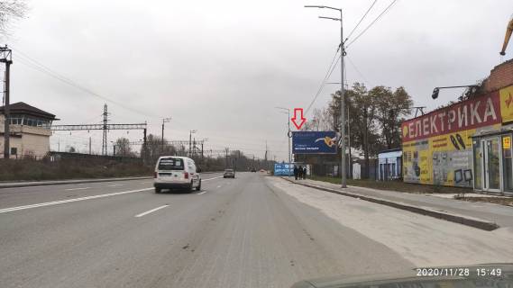 Билборд A в Киеве, 6х3  вул. Електриків, 12Б фото 1