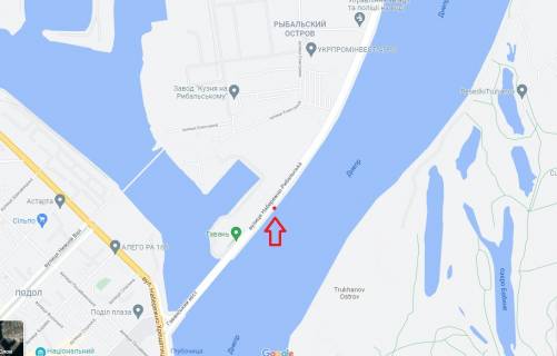 Билборд B в Киеве, 6х3  Набережно-Рибальська схема