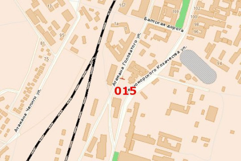 Білборд, Бігборд (Борд)  B у Одесі, 3х6  вул. Отамана Головатого, 102 схема