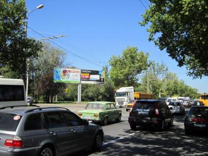 Билборд чебурашка в Одессе, 3х6  вул. Михайла Грушевського (сквер) - Василя Фащенка вул. (Братів Поджіо)  (ліва) фото 1