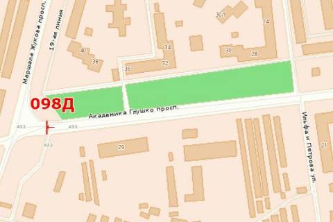 Билборд A в Одессе схема