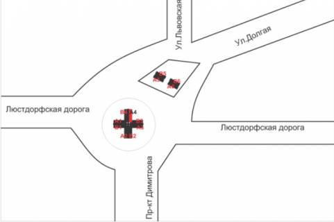 Билборд + в Одессе схема