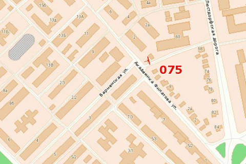 Билборд B в Одессе, 3х6  ул. Филатова, 2/1 схема