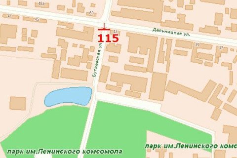 Билборд A в Одессе, 3х6  вул. Бугаївська - вул. Дальницька  схема