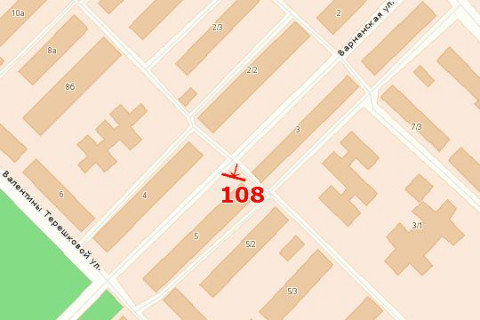 Билборд B в Одессе, 3х6  вул. Варненська, 5  схема