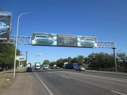 Билборд B в Авангард (Авангард), 3х6  М-05-01 Обхід м. Одеса, км. 23+800, пгт. Авангард (ліва до ринку 7-й км)  фото 1