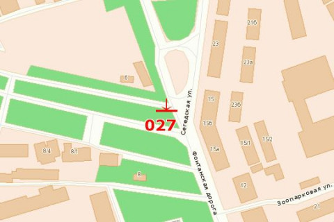 Билборд - в Одессе, 3х6  Фонтанская дорога, 15-А / напротив  схема