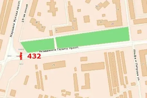 Призма A в Одессе, 3х6  просп. Академіка Глушка, 29-А / просп. Маршала Жукова (призма) - 136392 схема