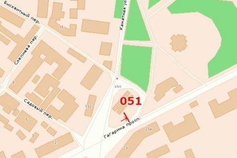 Билборд A в Одессе схема