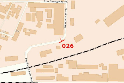 Білборд, Бігборд (Борд)  A у Одесі, 3x6  вул. Балківська, 130/2 (навпроти) (лівий) схема