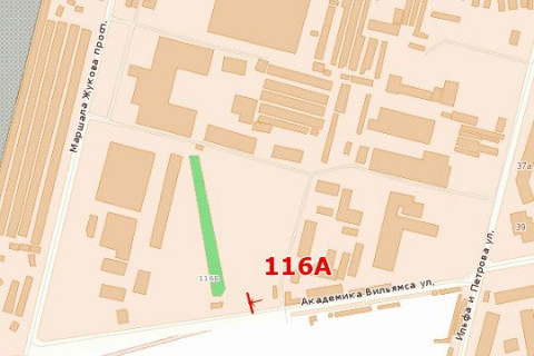 Призма A в Одессе, 3х6  вул. Академіка Вільямса, 82 (біля Метро) (призма)  - 136520 схема