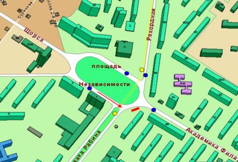 Билборд + в Одессе схема