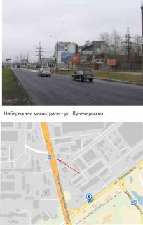 Билборд A в Запорожье Набережная магистраль/Привокзальна вул. (Луначарського вул.) фото 1