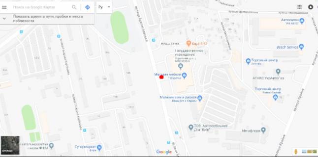 Призма A в Киеве, 3х6  вул. Братиславська 52, (А), ТЦ "Б-52", у бік ринку "Троєщина" - 189063 схема