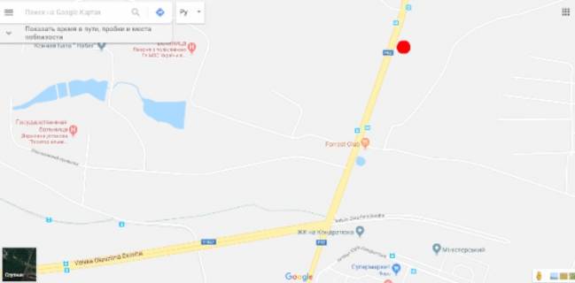 Билборд A в Киеве, 3х6  просп. Литовський (Мінський), у напрямку Вишгорода (біля знаку виїзд із Києва) схема