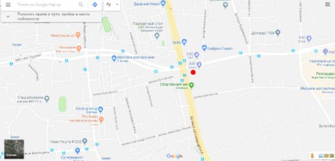 Призма A в Киеве, 3х6  вул. Лугова, перехрестя з вул. Автозаводський  - 189054 схема