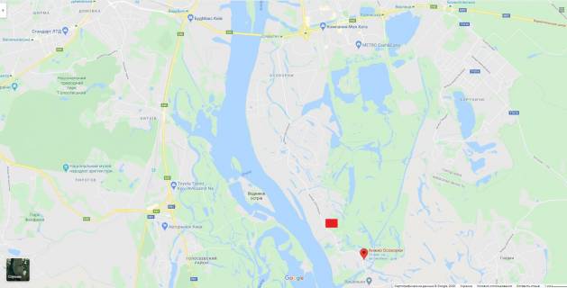 Билборд A в Киеве, 3х6  Осокорки, вул. Центральна навпроти вул. Сонячної, у напр. пр.Бажана 2 км. 300 м.(А) схема